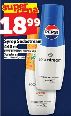 Syrop Sodastream 440 ml promocja w TOPAZ