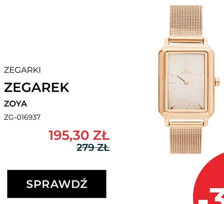 Zegarek ZOYA ZG-016937 promocja w Dzień Dziecka
