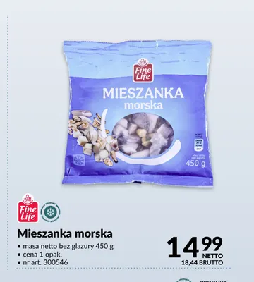 Mieszanka morska Fine Life promocja w Makro