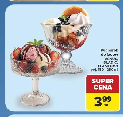 Pucharek do lodów Venus promocja w Carrefour