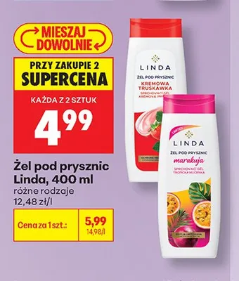Żel pod prysznic Linda Marakuja promocja w Biedronka