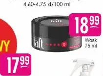 Wosk do włosów Taft promocja w Drogerie Jasmin