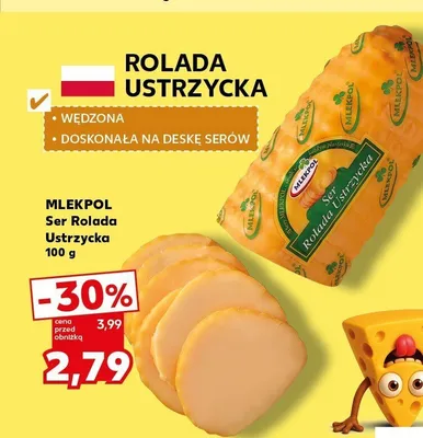 Ser Rolada Ustrzycka Mlekpol promocja w Kaufland