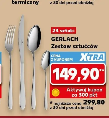Zestaw sztućców Gerlach 24-pak promocja w Kaufland
