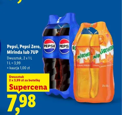 Napój Pepsi Zero 2-pak promocja w Lidl