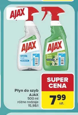 Płyn do szyb Floral fiesta Ajax promocja w Carrefour Market