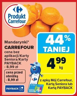 Mandarynki promocja w Carrefour Market