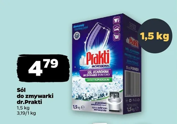 Sól do zmywarki dr.Prakti Professional promocja w Netto