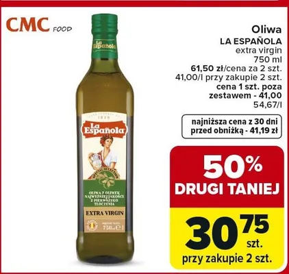 Oliwa extra virgin promocja w Carrefour