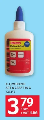 Klej w płynie Herlitz Art & Craft promocja w Selgros