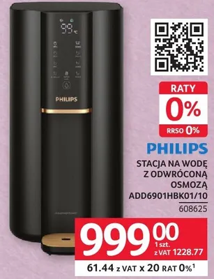 Stacja na wodę PHILIPS ADD6901HBK01/10 promocja w Selgros