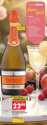 Wino La Gioiosa Asolo Prosecco Superiore D.O.C.G. promocja w Biedronka