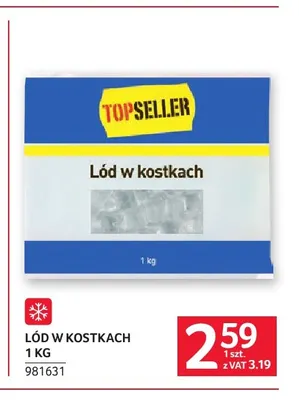 Lód w kostkach Topseller promocja w Selgros