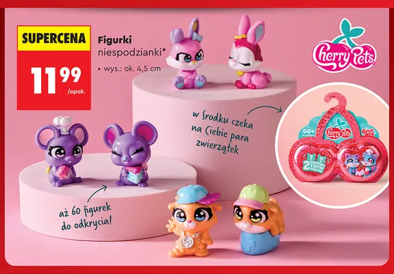 Figurki niespodzianki Cherry Pets promocja w Biedronka