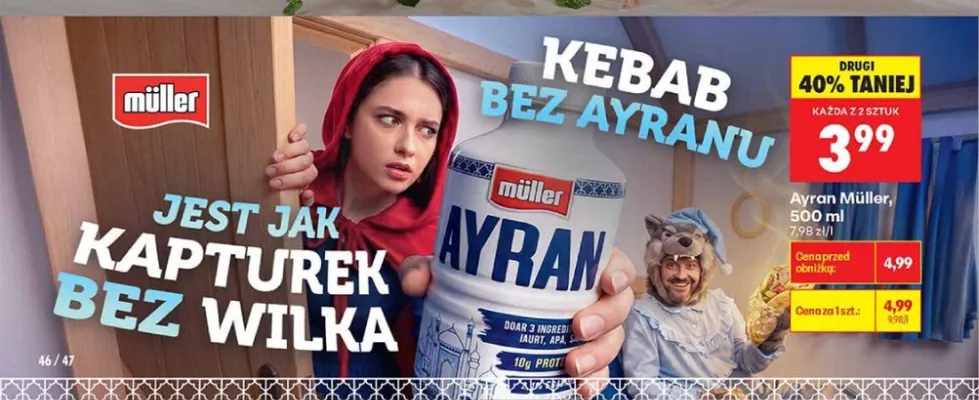 Ayran Müller promocja w Biedronka