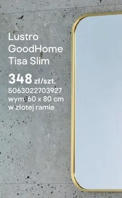 Lustro GoodHome Tisa Slim promocja w Castorama