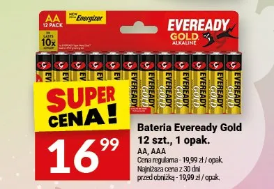 Bateria Eveready Gold AA promocja w Twój Market