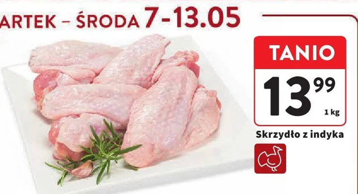 Skrzydło z indyka promocja w Intermarche