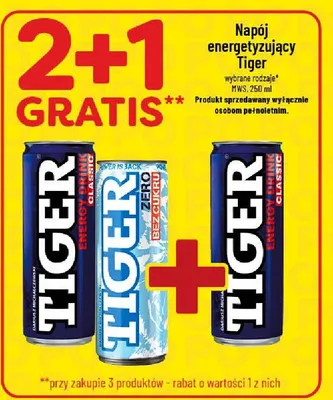 Napój energetyzujący Tiger 250ml promocja w POLOmarket