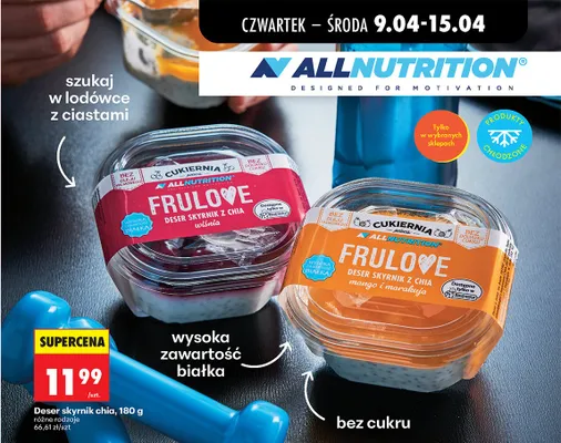 Deser skyrnik chia, różne rodzaje promocja w Biedronka