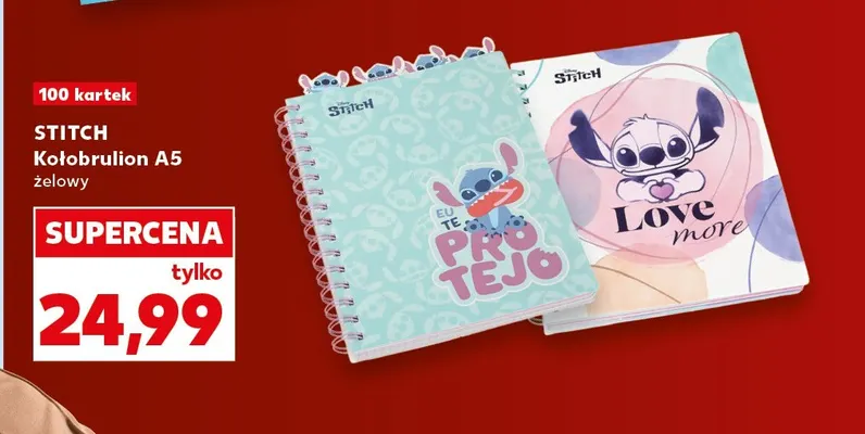 Kołobrulion A5 żelowy Stitch promocja w Kaufland