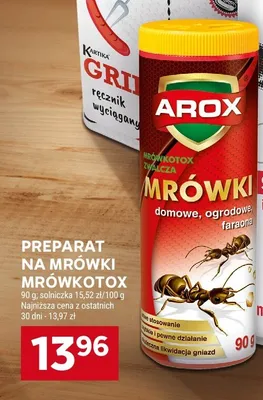 Preparat na mrówki Mrówkotox Arox solniczka promocja w Stokrotka