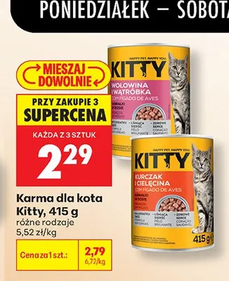 Karma dla kota Kitty promocja w Biedronka