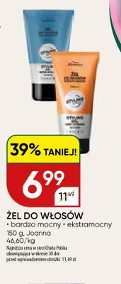 Żel do włosów Joanna promocja w Chata Polska
