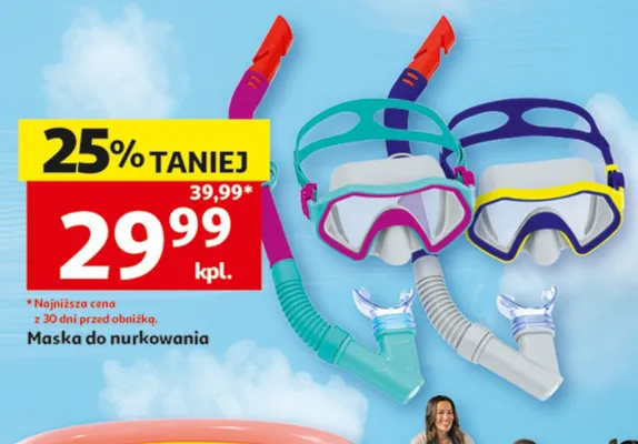 Maska do nurkowania promocja w Auchan