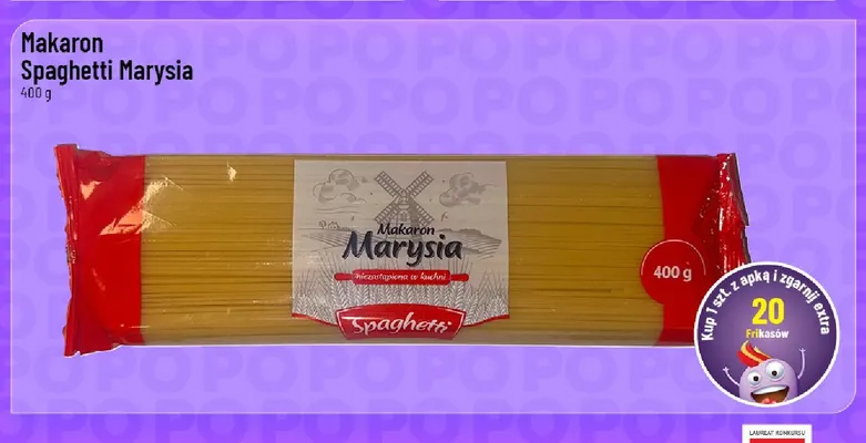 Makaron spaghetti Marysia promocja w POLOmarket