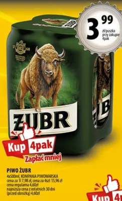 Piwo Żubr promocja w Arhelan