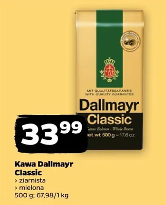 Kawa ziarnista Classic promocja w Netto