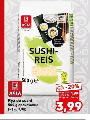 Ryż do sushi Asia Classic promocja w Kaufland