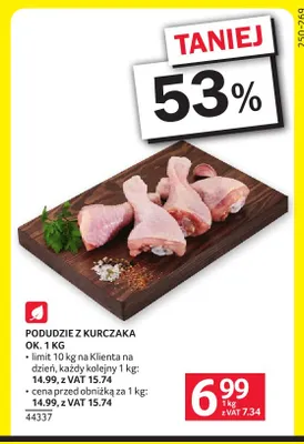 Podudzie z kurczaka ok. 1 kg promocja w Selgros