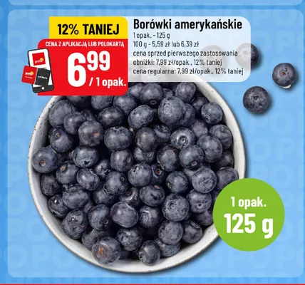Borówki amerykańskie promocja w POLOmarket