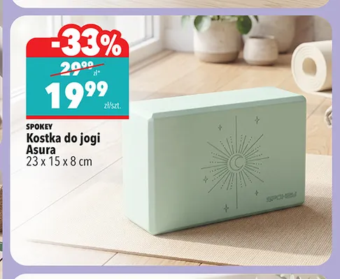 Kostka do jogi Asura Spokey promocja w Biedronka