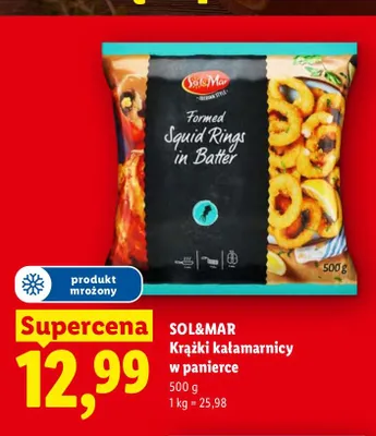 Krążki kałamarnicy w panierce Sol&Mar promocja w Lidl