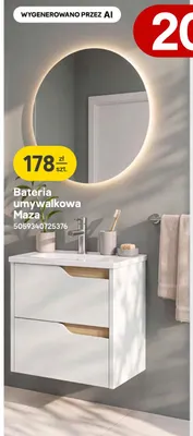 Bateria umywalkowa Maza promocja w Castorama