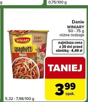 Danie WINIARY promocja w Carrefour Express