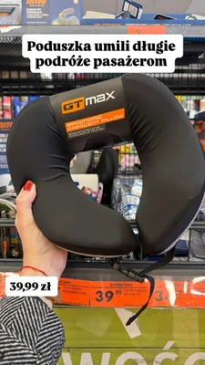 Poduszka ergonomiczna podróżna  promocja w Biedronka