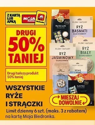 Ryż jaśminowy Plony Natury promocja w Biedronka