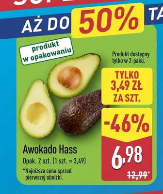 Awokado Hass promocja w Aldi