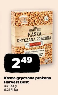 Kasza gryczana prażona Harvest Best promocja w Netto