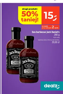 Sos barbecue Jack Daniel's Original promocja w Dealz