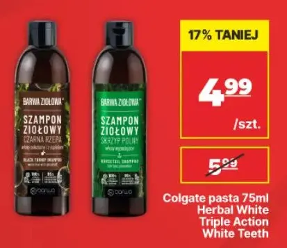 Szampon ziołowy skrzyp polny Barwa Ziołowa promocja w API Market