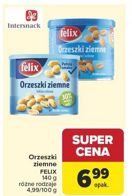 Orzeszki ziemne Felix Intersnack promocja w Carrefour