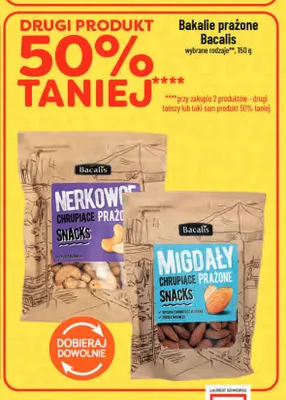 Migdały chrupiące prażone snacks Bacalis promocja w POLOmarket