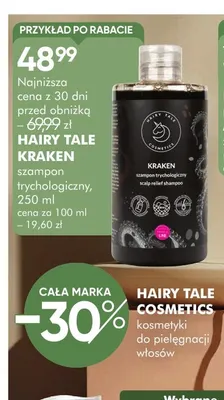 Szampon trychologiczny Kraken Hairy Tale Cosmetics promocja w Super-Pharm