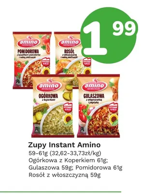 Zupa instant pomidorowa Amino promocja w Limonka