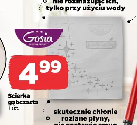 Ścierka gąbczasta Gosia promocja w Netto